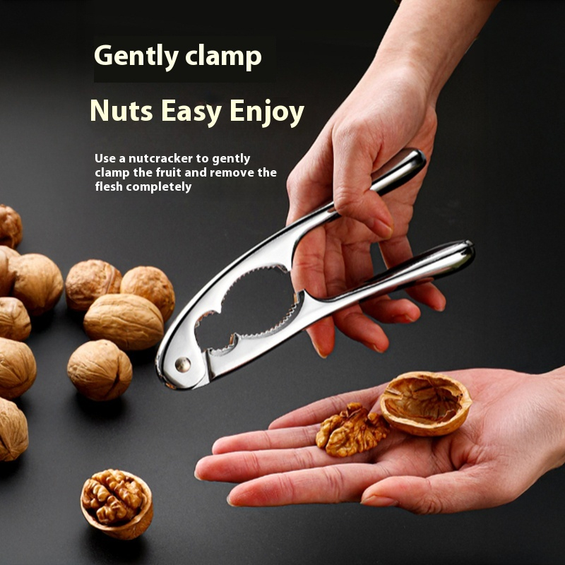 Quality Kitchen Gadgets - Cracker à noix manuel en acier