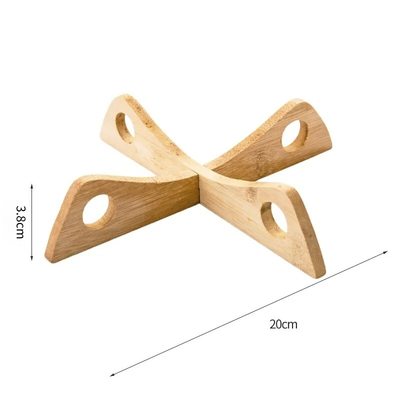 Kitchen Gadgets In Japan - Support de plateau croisé en bois