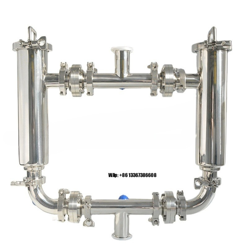 Stainless Steel Strainer - Filtre duplex sanitaire à haute efficacité