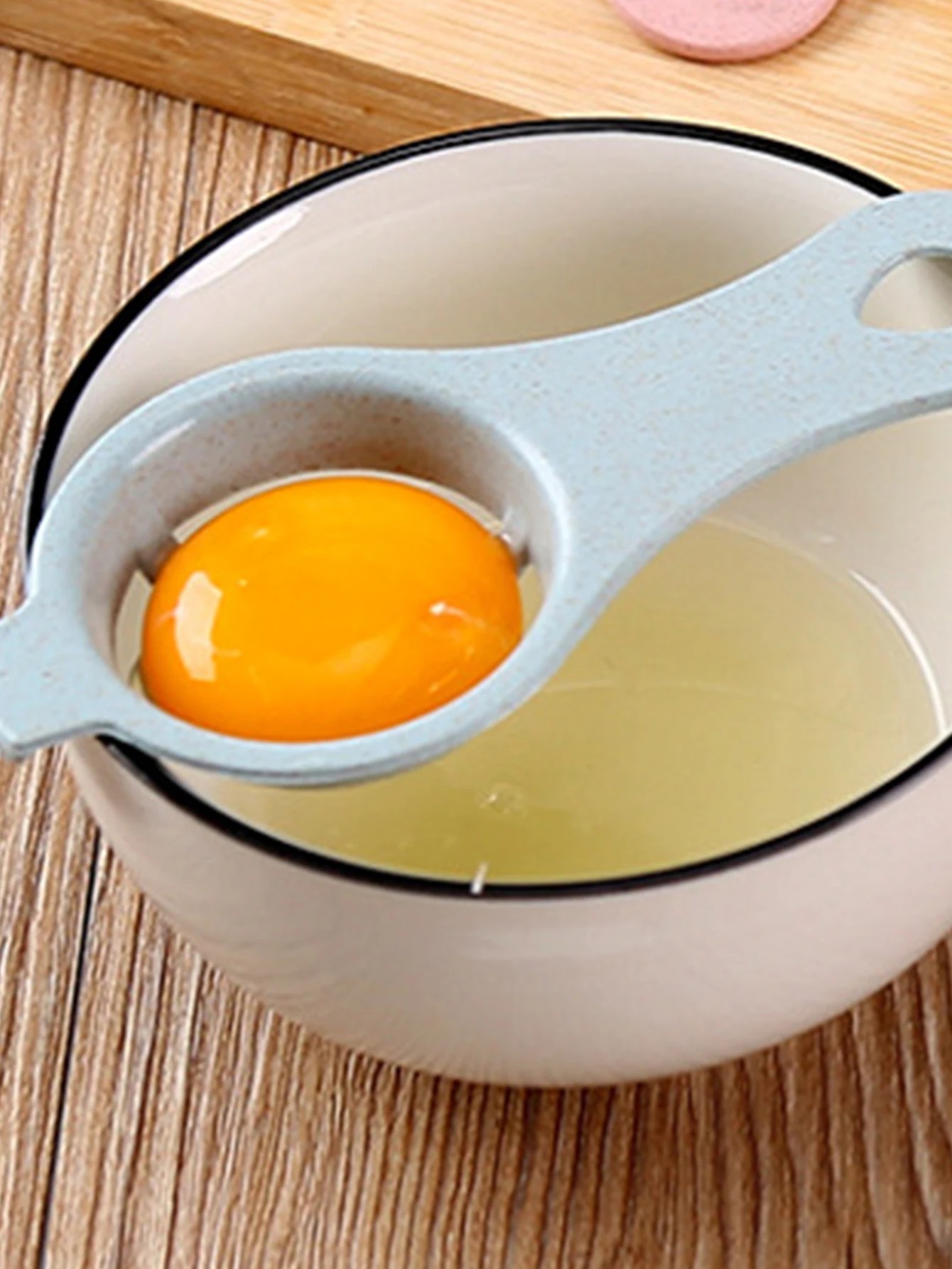 Egg Separator Tool - Outil de Mathiation de Cuisine Blanc,