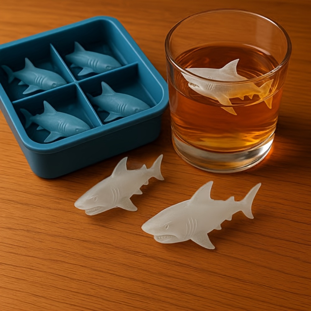 Kitchen Gadgets To Have - Moule à glaçons en silicone Requin