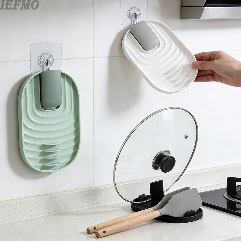 Kitchen Gadgets Rack Storage - Support de couvercle de Pot pliable,