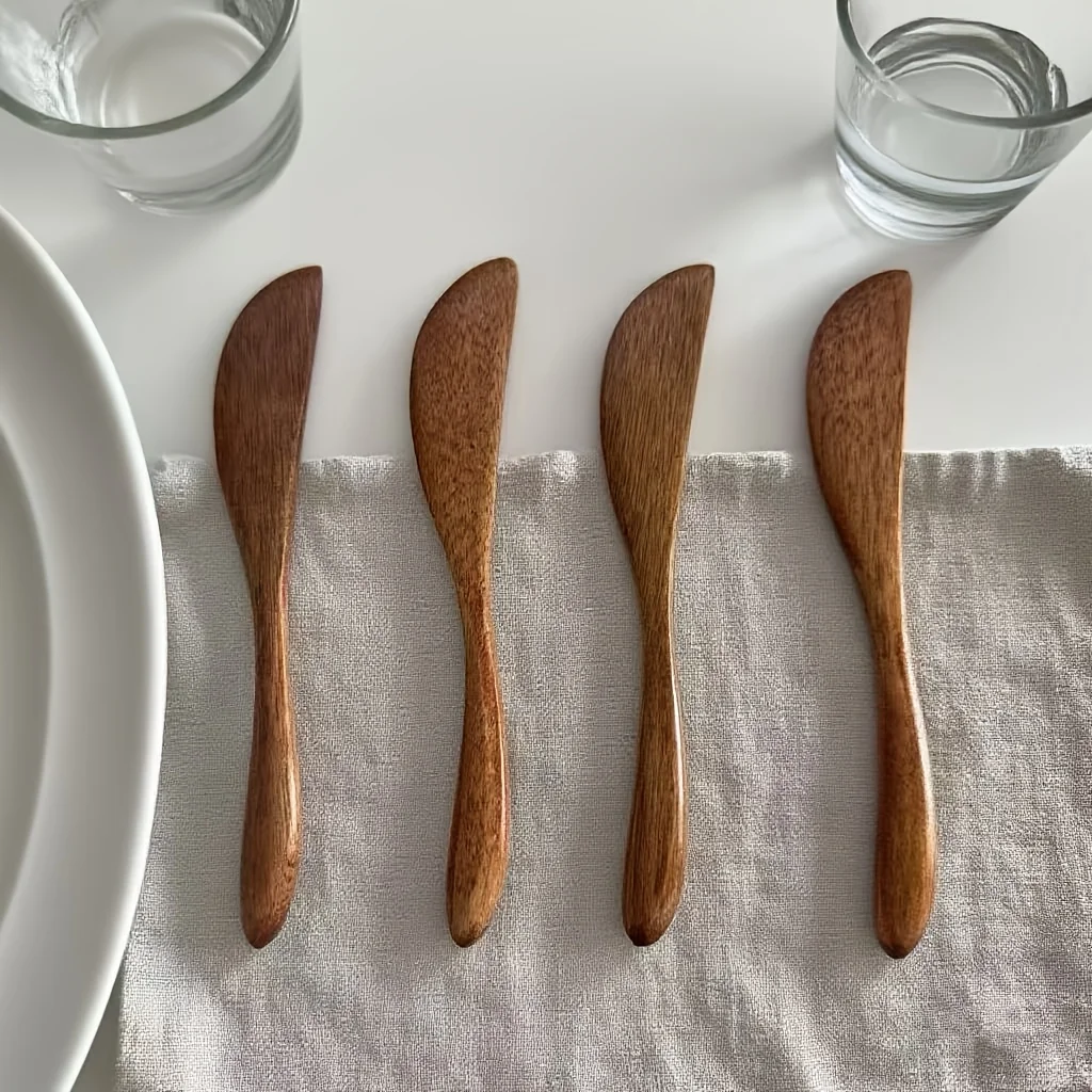 Kitchen Gadgets In Japan - Couteau à marmelade en bois, spatule