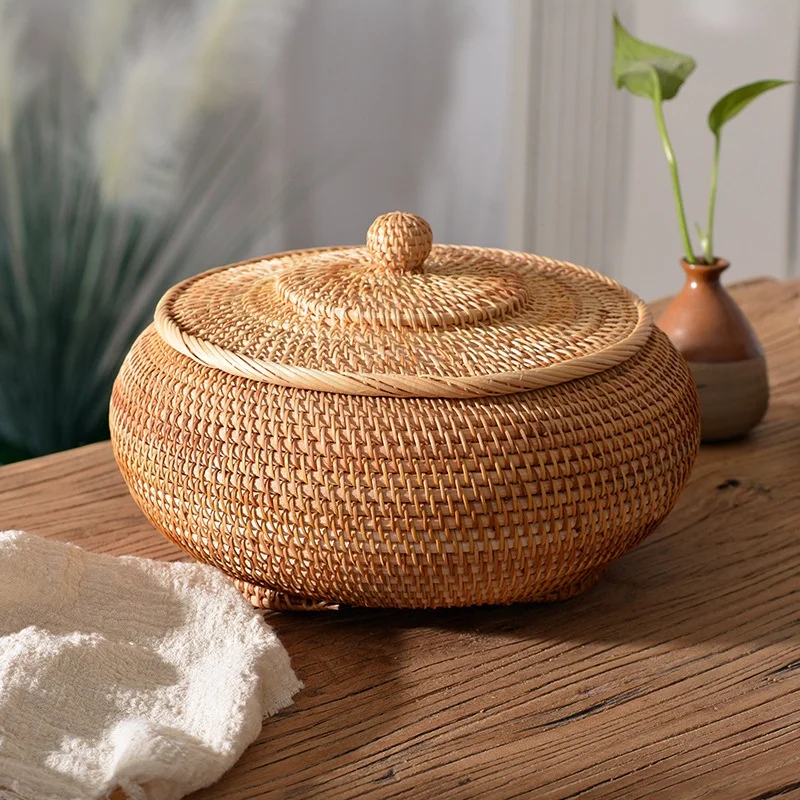 Kitchen Gadgets In Japan - Boîte de rangement en rotin tissé