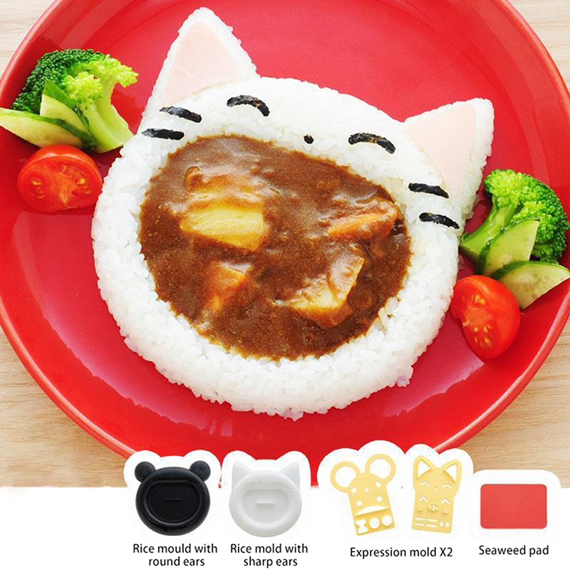Moule à Riz en Forme de Chat e - Quality Kitchen Gadgets avis et prix