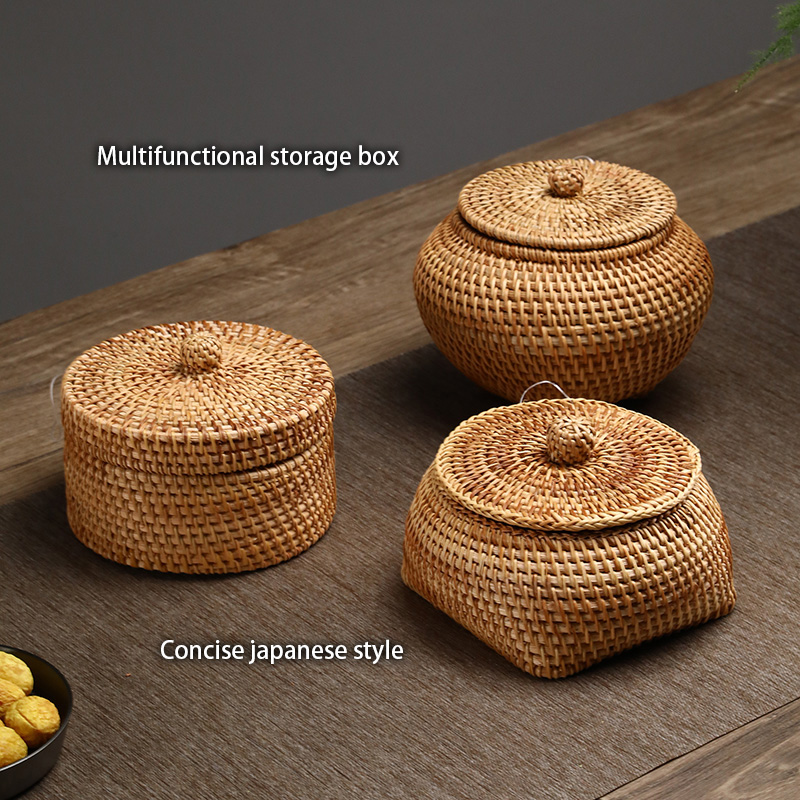 Boîte de rangement en rotin ti - Kitchen Gadgets In Japan avis et prix