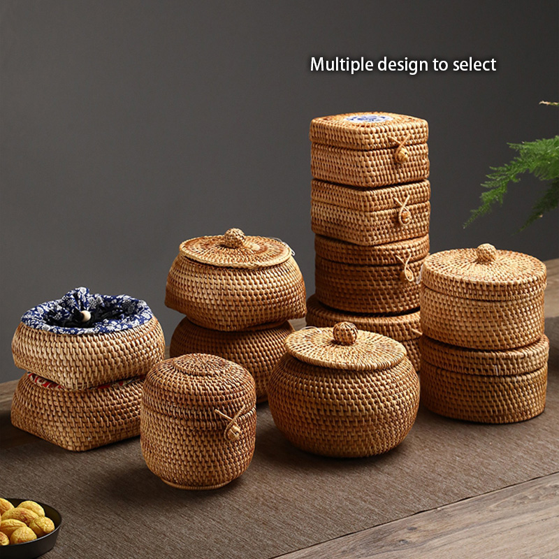 Boîte de rangement en rotin ti - Kitchen Gadgets In Japan avis et prix