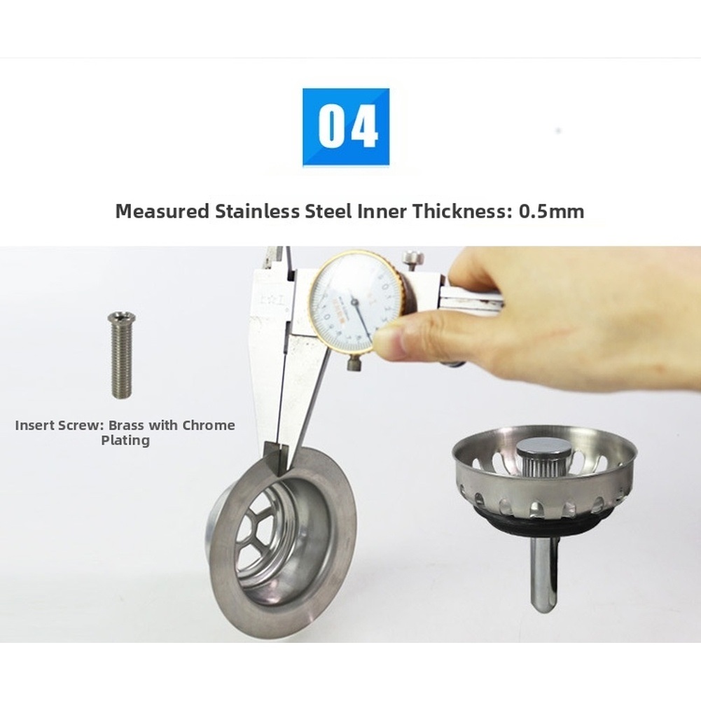 Égouttoir de lavabo en acier i - Stainless Steel Strainer avis et prix