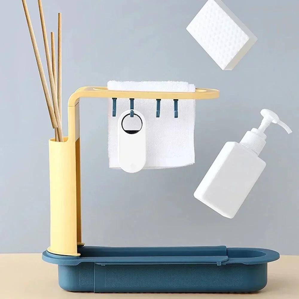 Étagère de rangement télescopi - Kitchen Gadgets Rack Storage avis et prix
