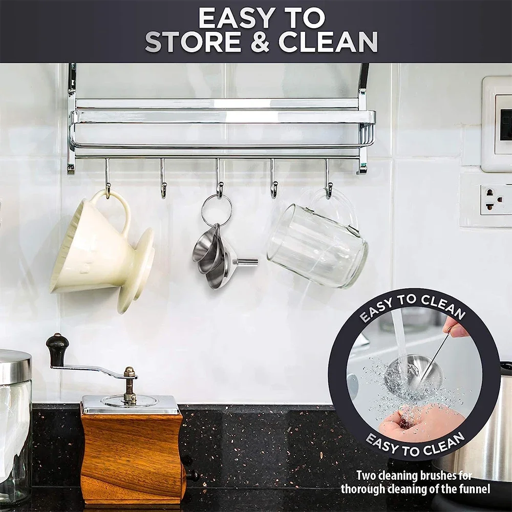 Ensemble d'entonnoirs de cuisi - Kitchen Gadgets New avis et prix