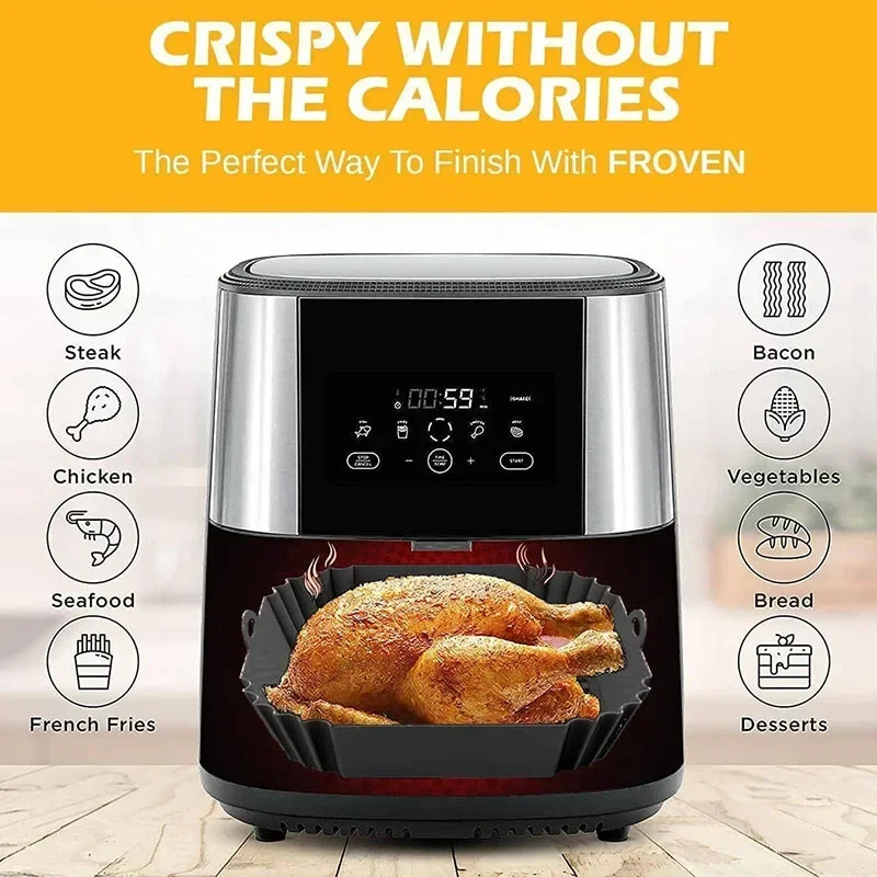 Panier de friteuse à Air en Si - Air Fryer Accessories avis et prix